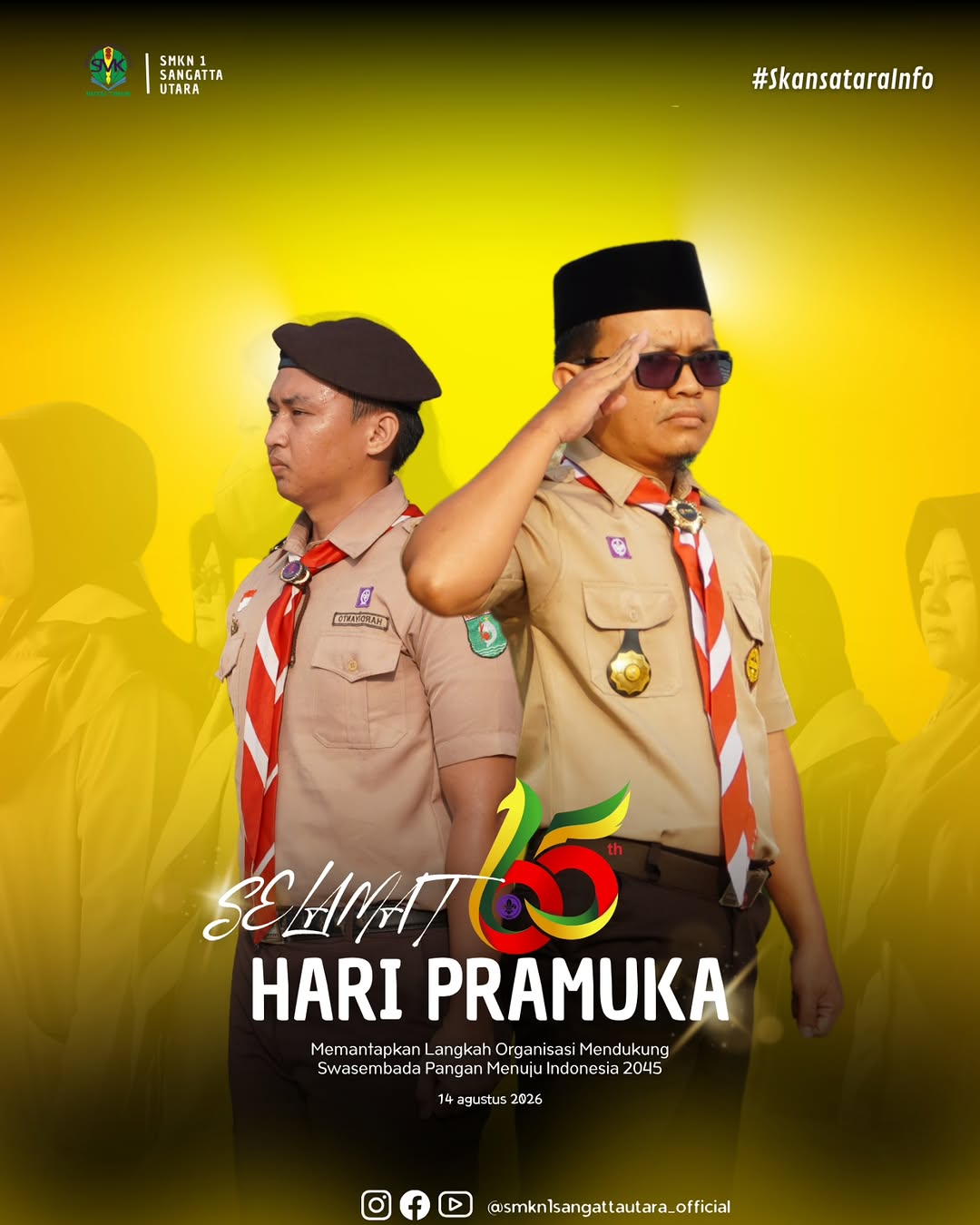MEMPERINGATI HARI PRAMUKA KE-65
